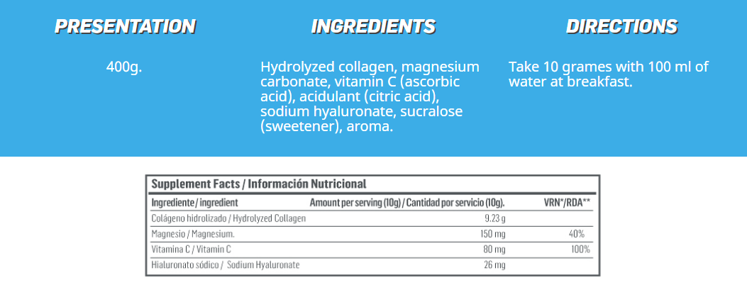 Hypertrophy Nutrition - Колаген, Магнезий, Витамин C и Хиалуронова Киселина.