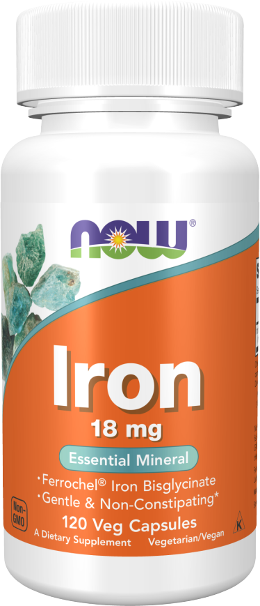 NOW Foods - Желязо Iron 18 mg Ferrochel