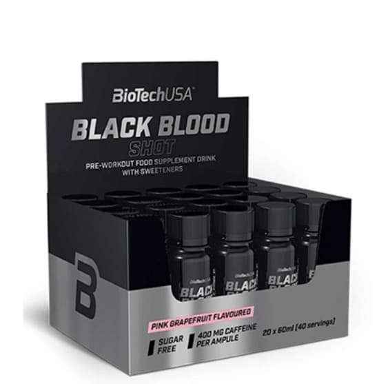 BIOTECH USA Black Blood Кутия Шотове / 20 бр. x 60 ml