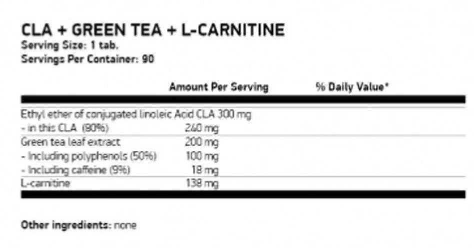 OSTROVIT - КЛА + Зелен чай + Л-карнитин (CLA, Green Tea, L-Carnitine)