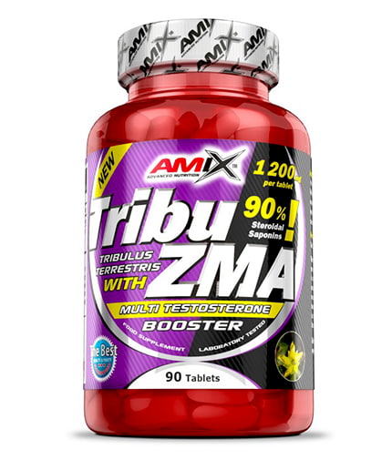 AMIX Tribu-ZMA 90 Таблетки - Естествен Стимулант На Тестостерона (45 дни прием).
