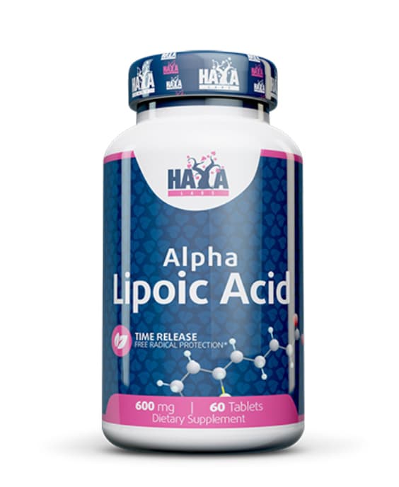 HAYA LABS Time Release Alpha Lipoic Acid 600мг / 60 табл.