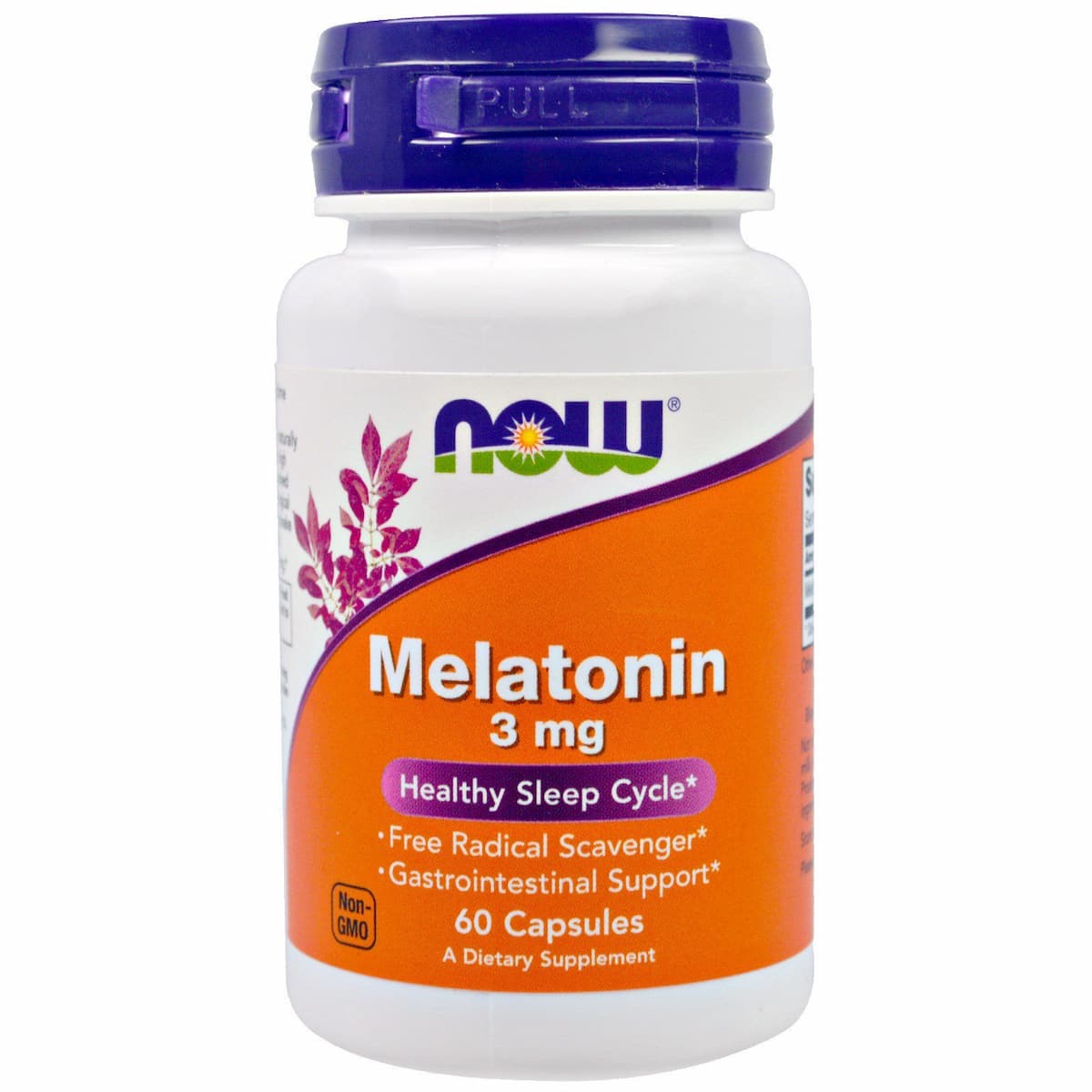 NOW Мелатонин 3 мг - за Здрав и Спокоен Сън.